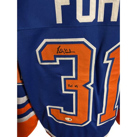 Grant Fuhr Signed Edmonton Oilers Jersey - Picture 3 of 3